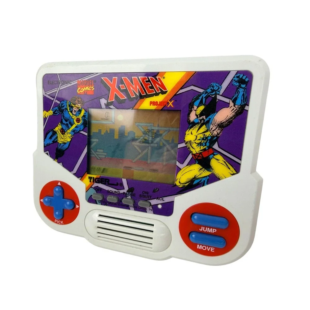 X-Men Project X Handheld Video Game Marvel Vintage 1988 Tiger TESTED BH